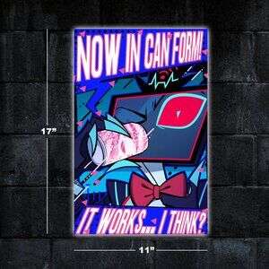 Hazbin Hotel Vox Love Potion Now in Can Form poster - 11x17 wall art print merch